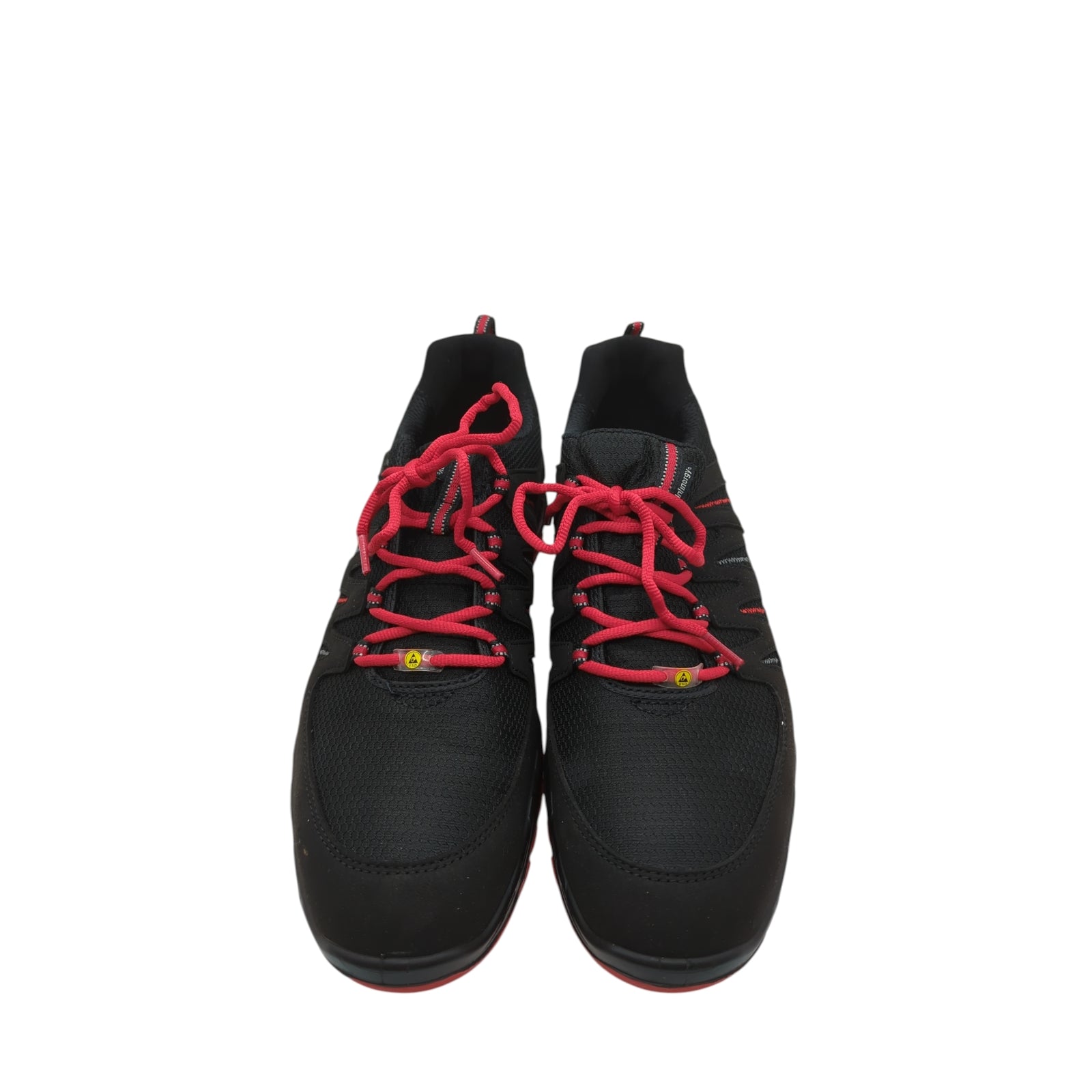 ELTEN Maddox Low ESD S3 Sicherheitsschuhe Schwarz Rot Größe 48