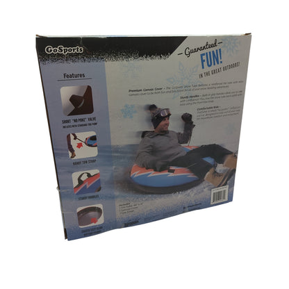 GoSports 111,8 cm Winter-Schneeschlauch robust mit Premium-Leinenbezug