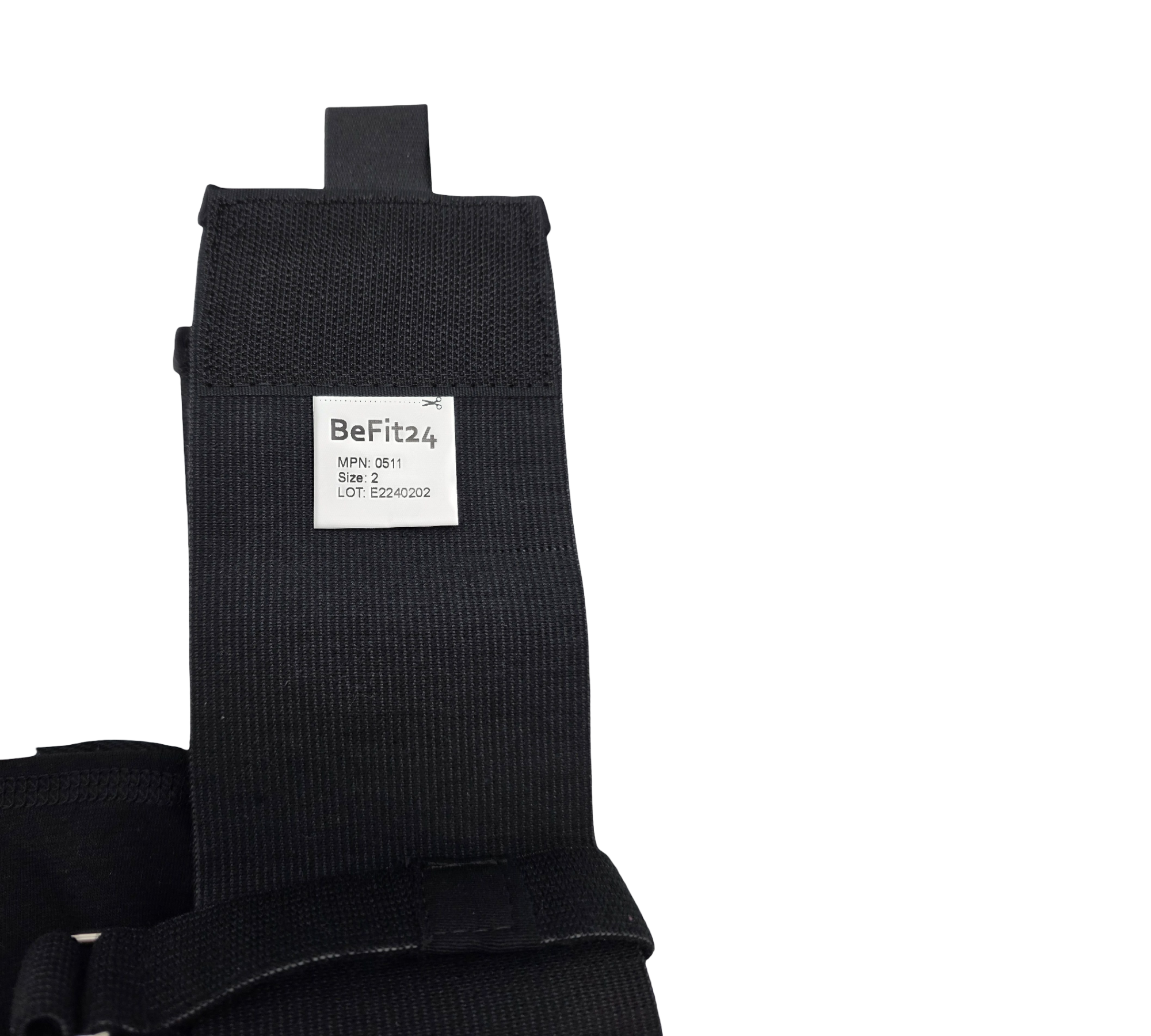 BeFit24 Hernia Belt for Men, Black, Size 2