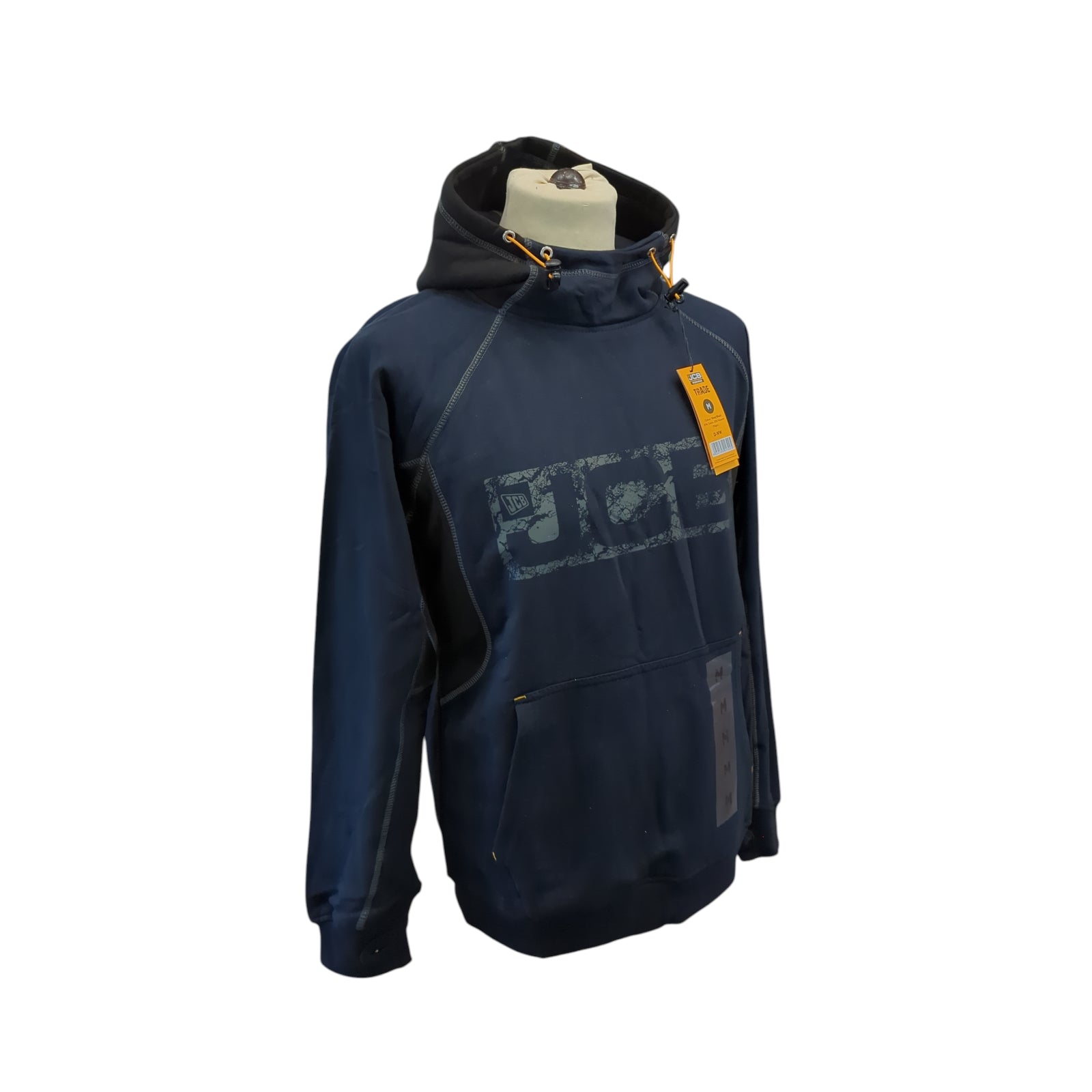 JCB Horton Arbeitshoodie Herren Schwarz Navy Größe M
