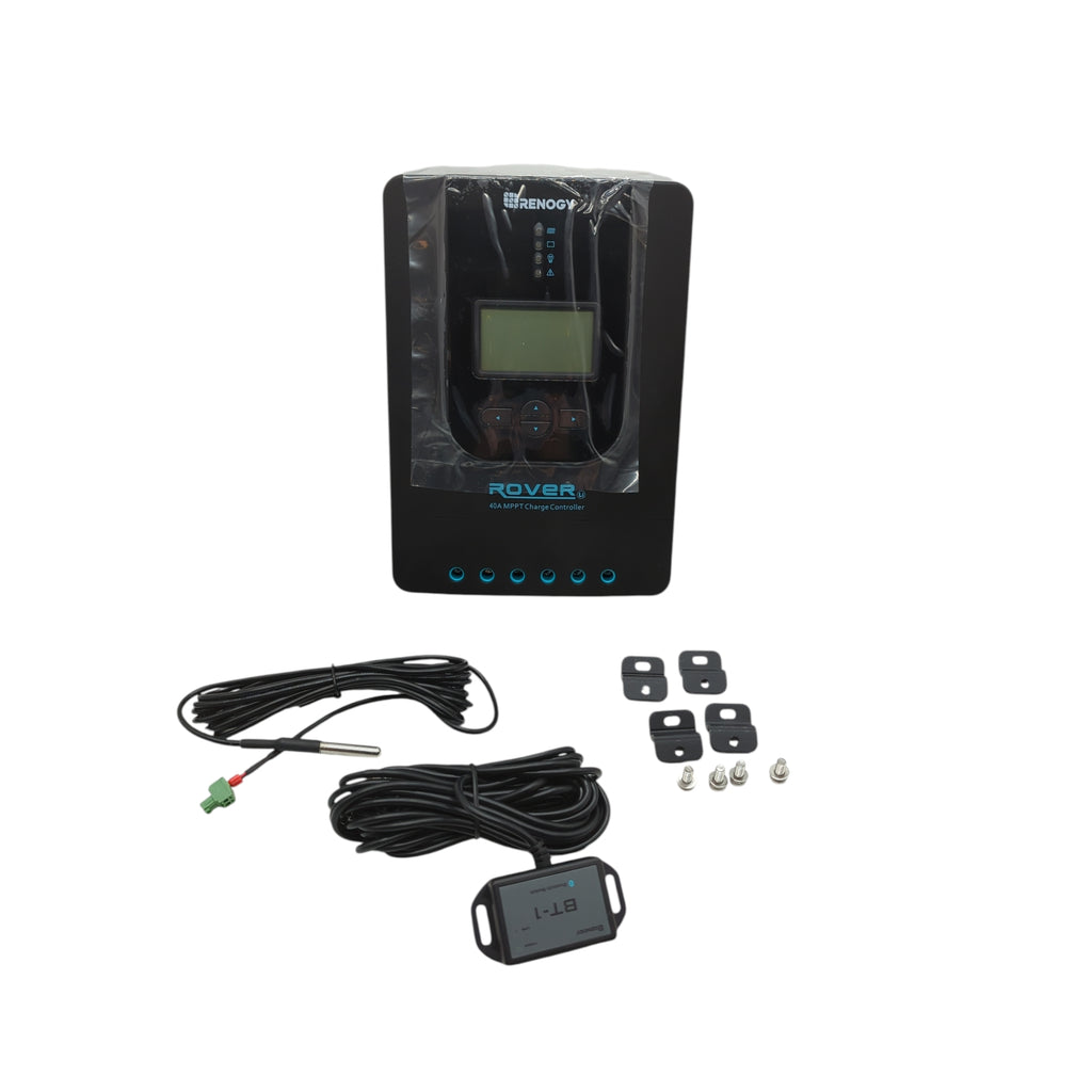 Renogy 40A MPPT Solarladeregler 12/24V Bluetooth LCD AGM Gel Lithium