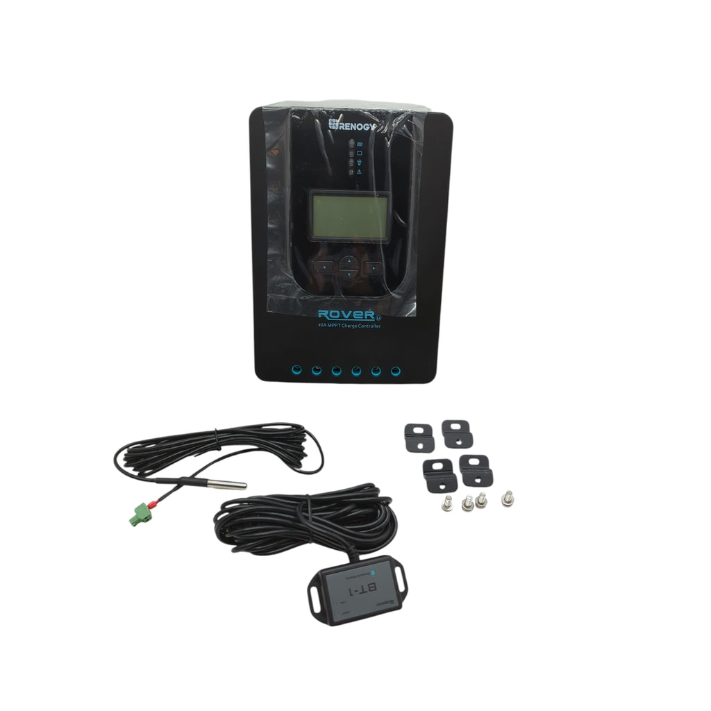 Renogy 40A MPPT Solarladeregler 12/24V Bluetooth LCD AGM Gel Lithium