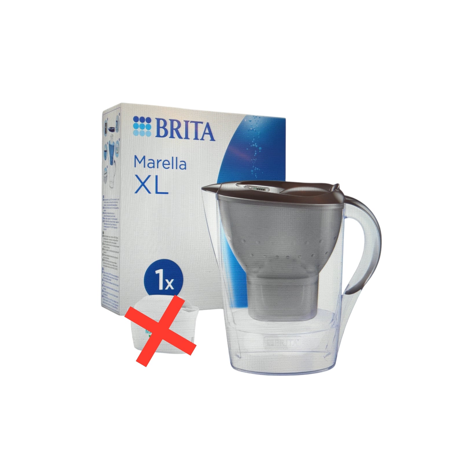 BRITA Marella XL Wasserfilterkanne MAXTRA PRO Graphit