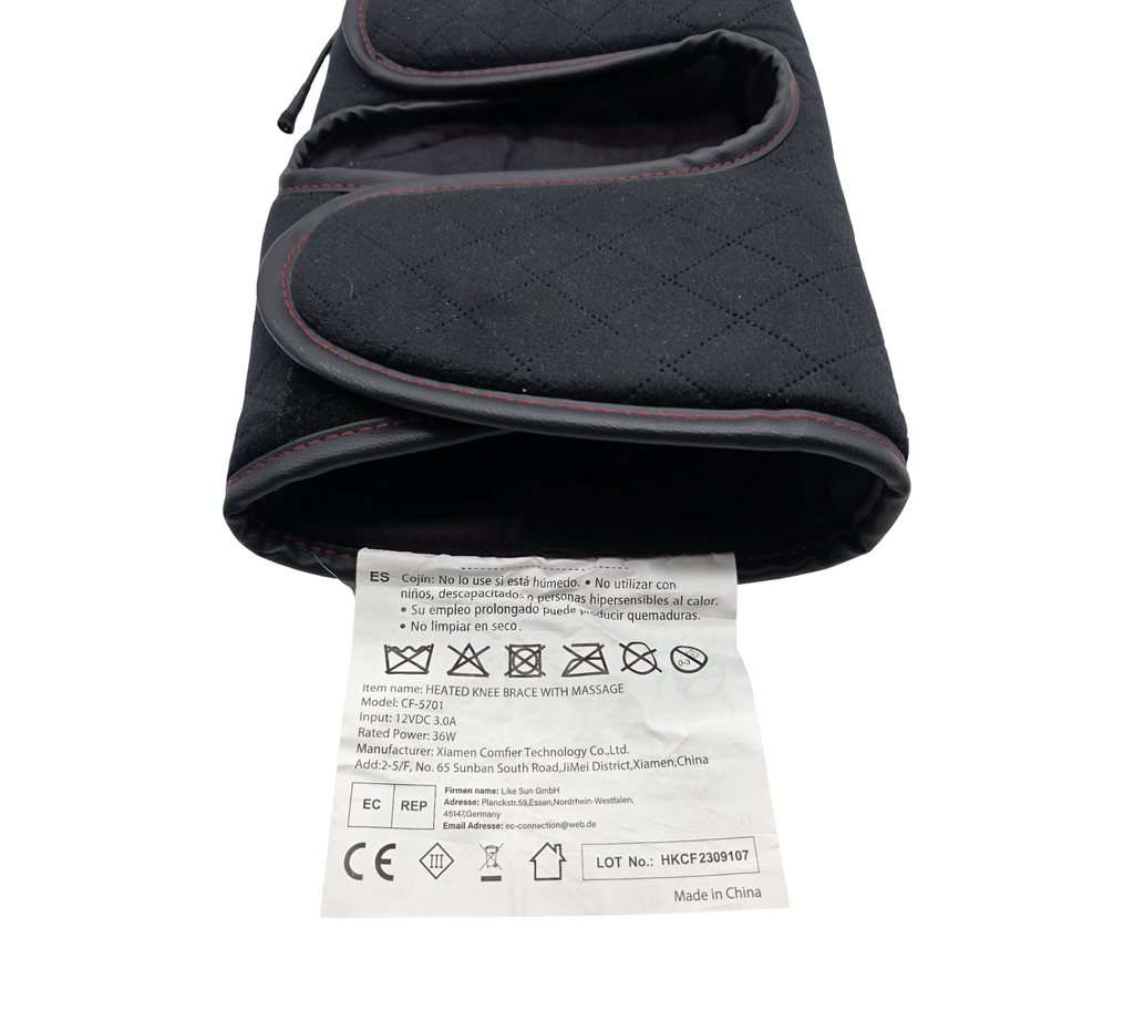 COMFIER Knie Massagegerät Vibration Wärme einstellbar Gelenk Schmerzen