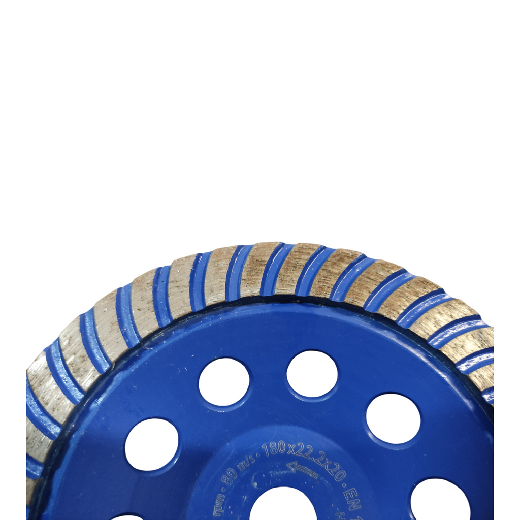 S&R Diamond Grinding Cup Wheel 180mm Concrete Granite Natural Stone Screed Angle Grinder