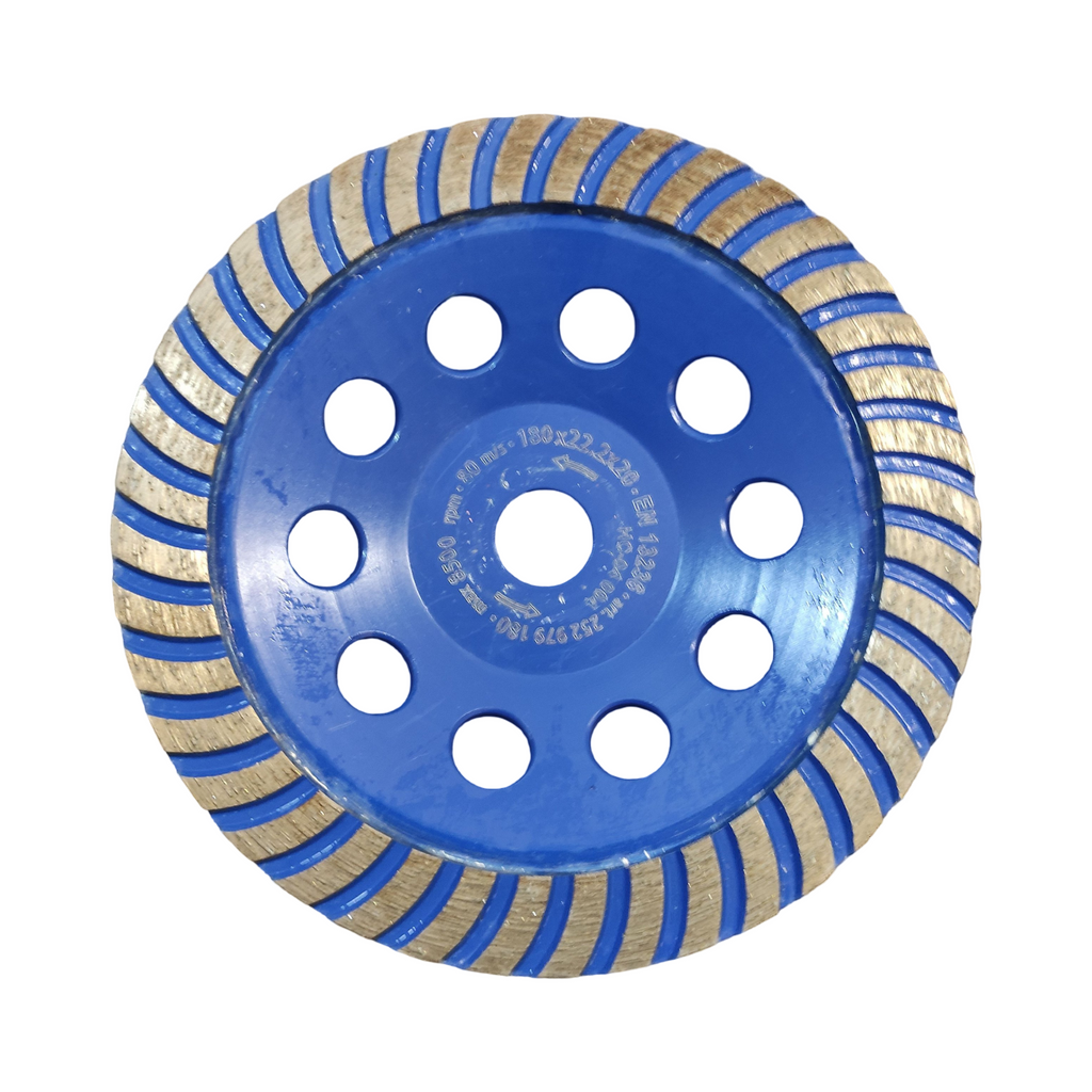 S&R Diamond Grinding Cup Wheel 180mm Concrete Granite Natural Stone Screed Angle Grinder