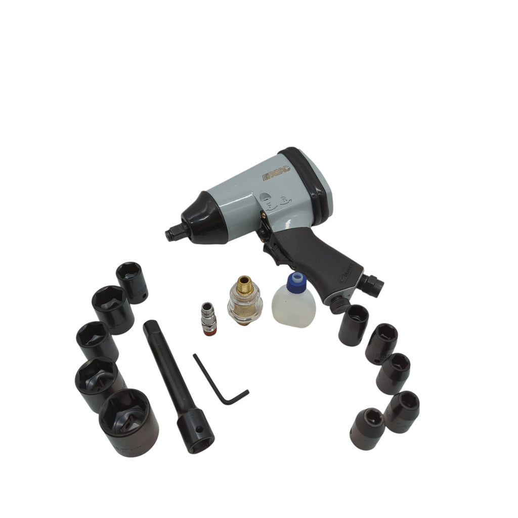 ABAC G-101 Druckluft Schlagschrauber 1/2 Zoll Set Koffer