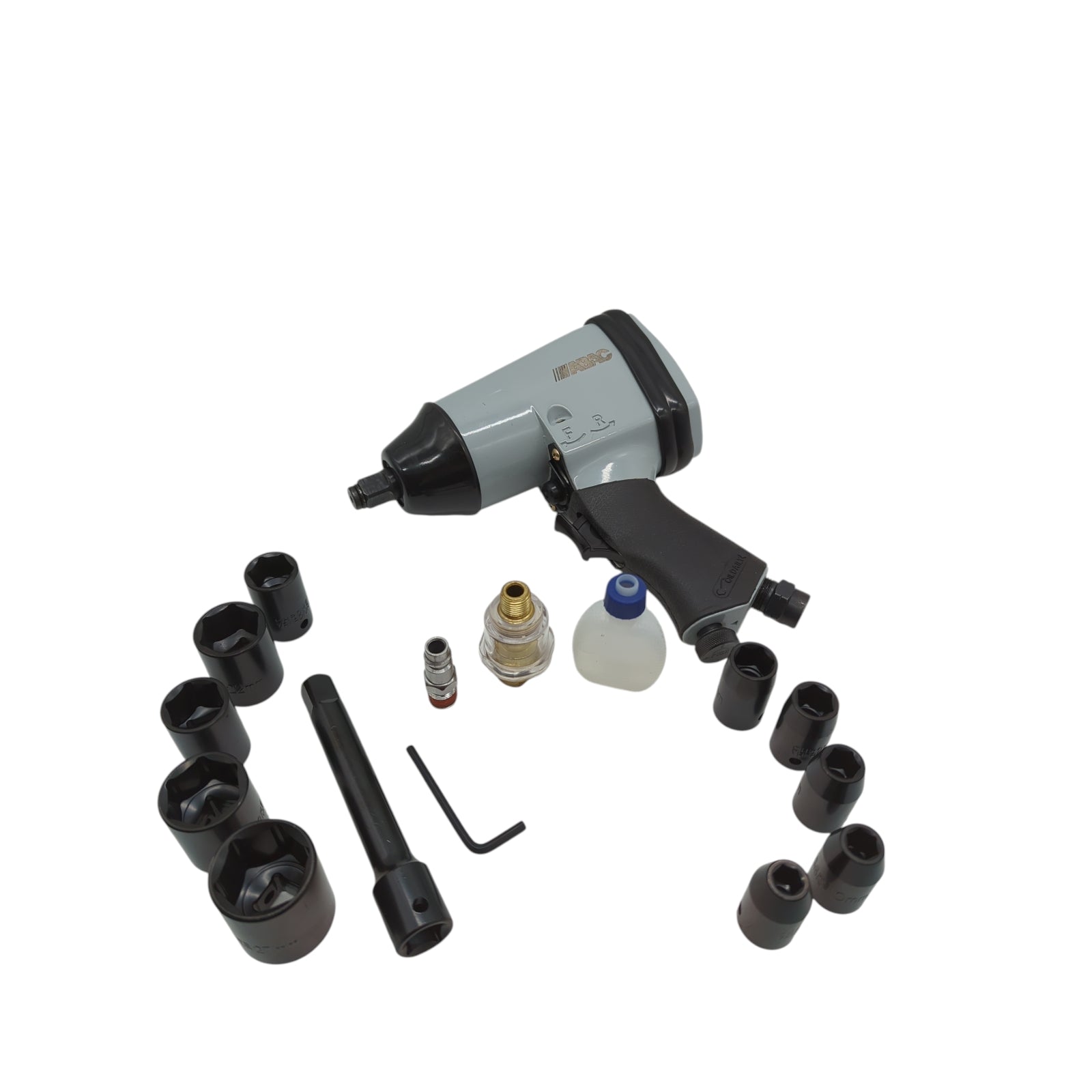 ABAC G-101 Druckluft Schlagschrauber 1/2 Zoll Set Koffer
