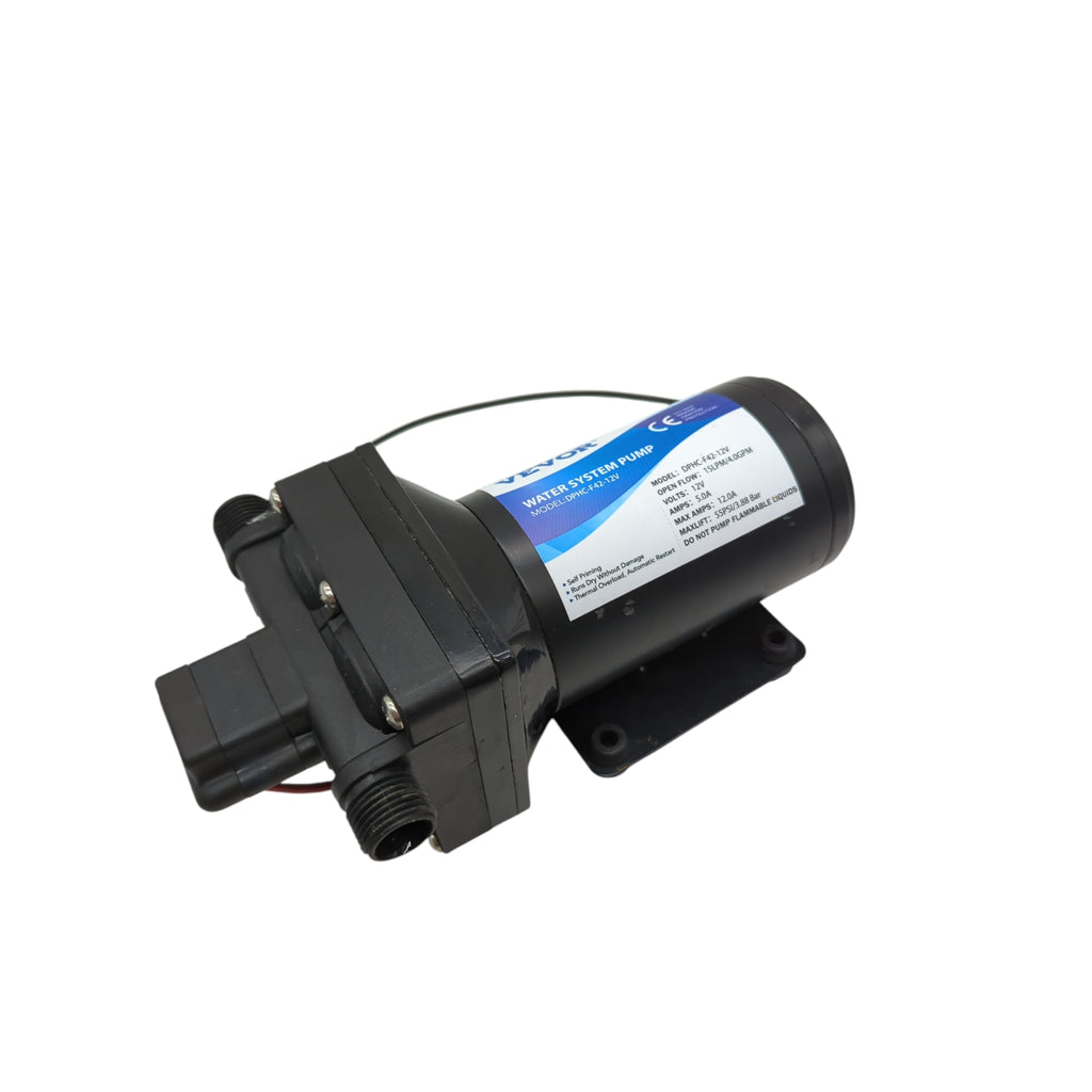 VEVOR Water Pump 12V 4GPM 55PSI Pressure Pump Camping Spray Pump