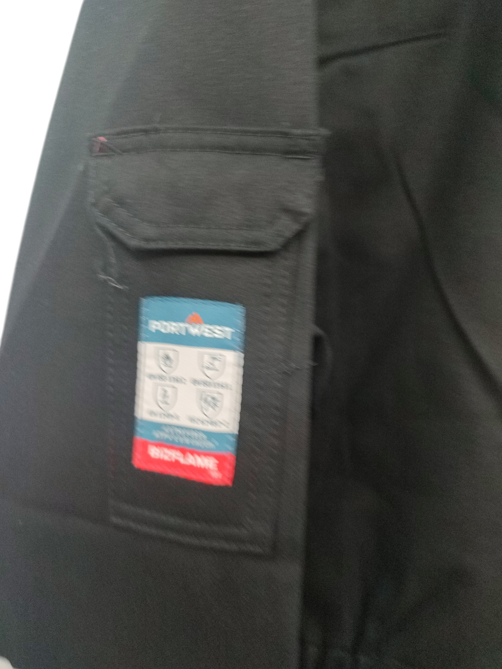 Portwest FR50 Flame-Resistant Anti-Static Coverall Black XXL