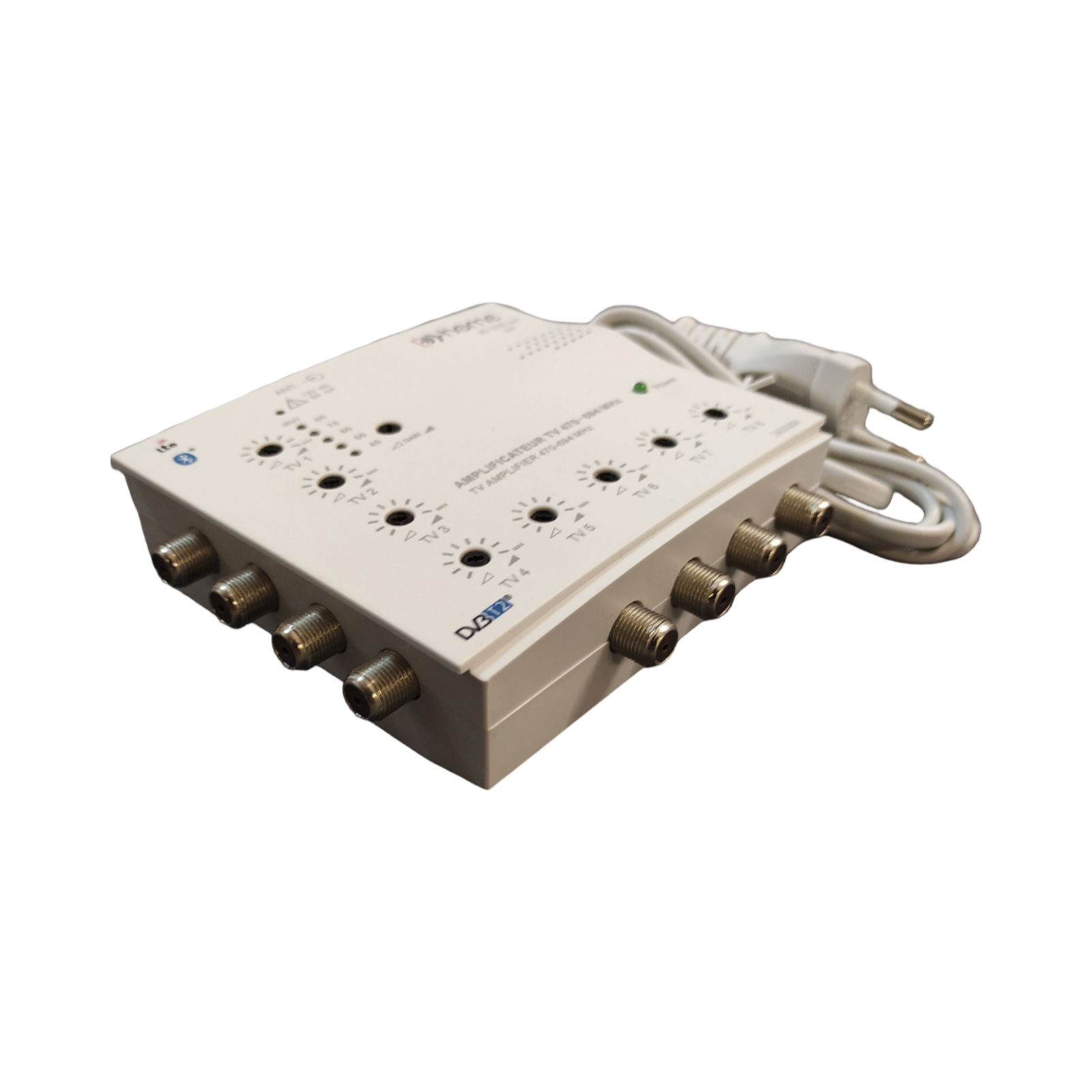 D-Home TV Amplifier 8 Outputs 22dB Indoor 4G 5G Filter
