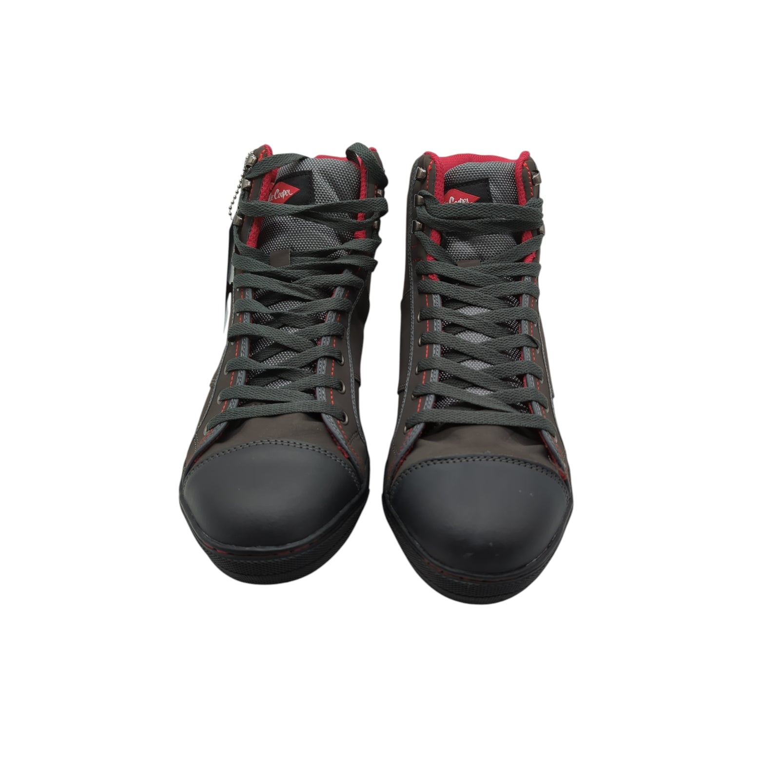 Lee Cooper Retro Baseball Sicherheitssneaker Grau Größe 41