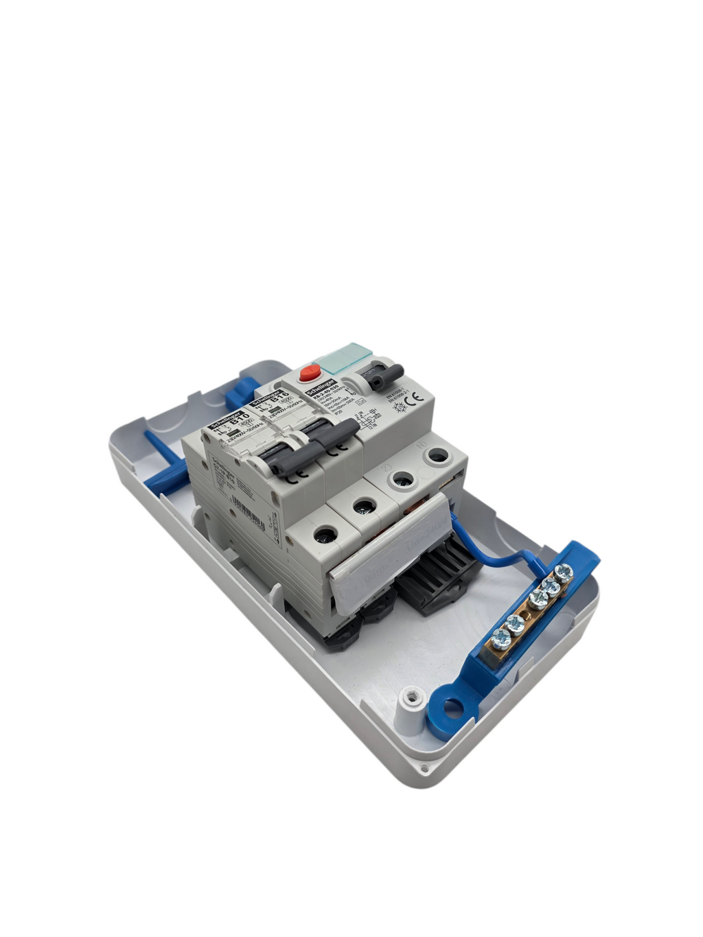 RoadEu Sicherungskasten 230V 40A FI Schutzschalter 2P LS B16A B10A