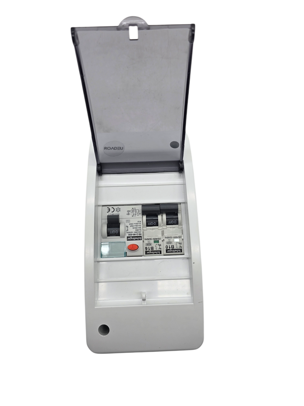 RoadEu Sicherungskasten 230V 40A FI Schutzschalter 2P LS B16A B10A