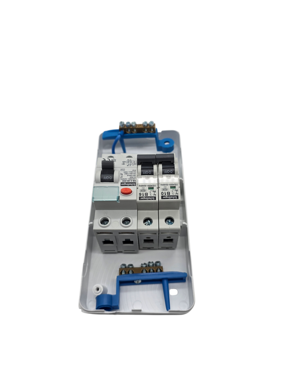 RoadEu Sicherungskasten 230V 40A FI Schutzschalter 2P LS B16A B10A