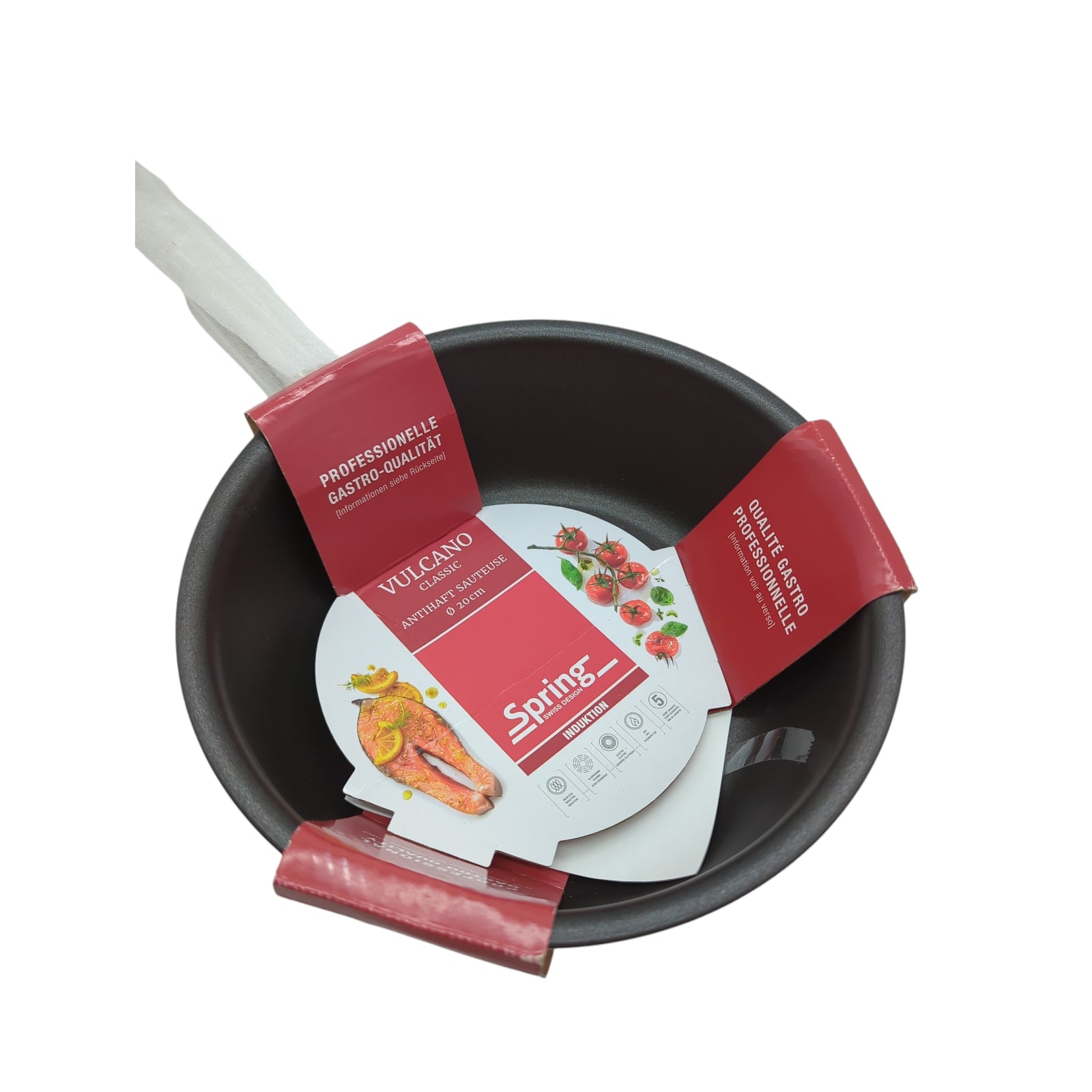 Spring Vulcano Classic Sauteuse 20 cm 5-Lagen antihaftbeschichtet