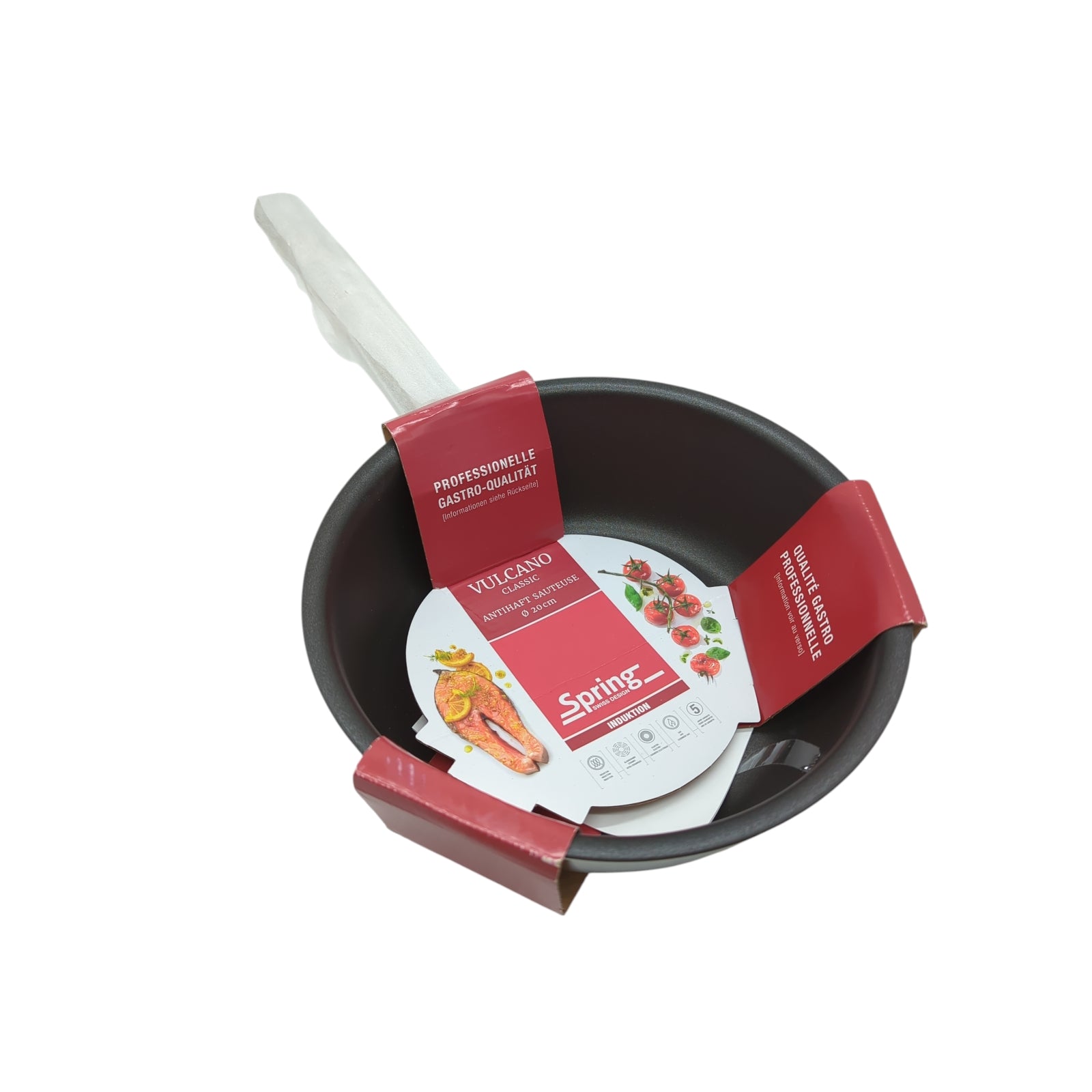 Spring Vulcano Classic Sauteuse 20 cm 5-Lagen antihaftbeschichtet