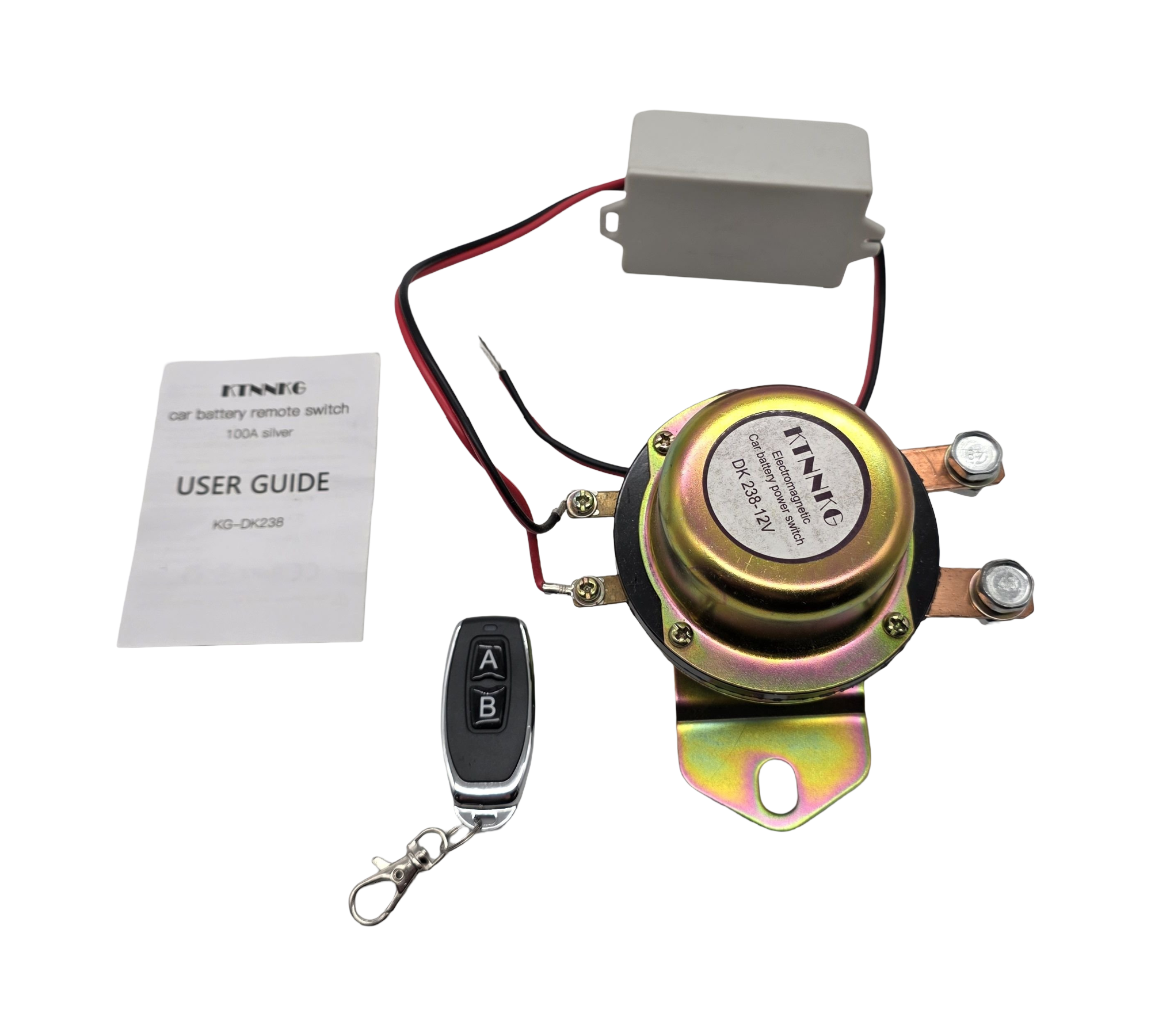Wakauto Battery Disconnect Switch 12V Remote Control Vehicles