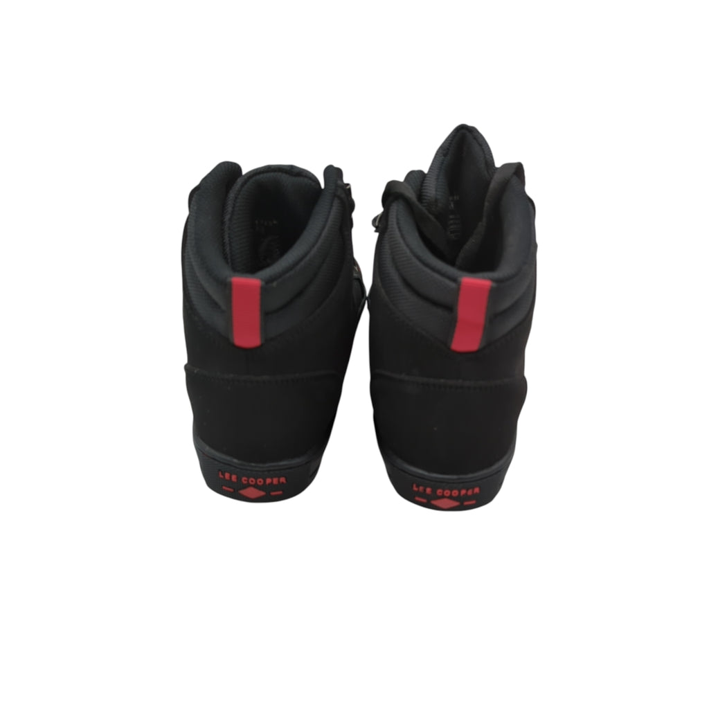 Lee Cooper Retro Baseball Safety Trainers Black Size 40