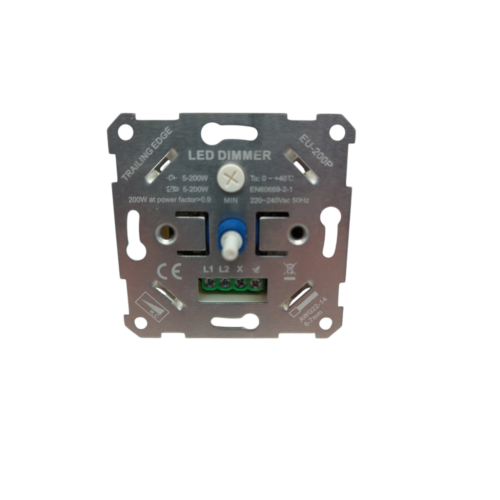 Aroidful LED Dimmer 5-200W 220-240V Wanddimmer weiß