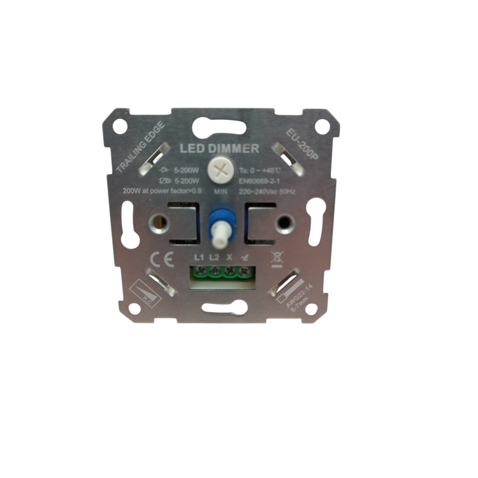 Aroidful LED Dimmer 5-200W 220-240V Wanddimmer weiß