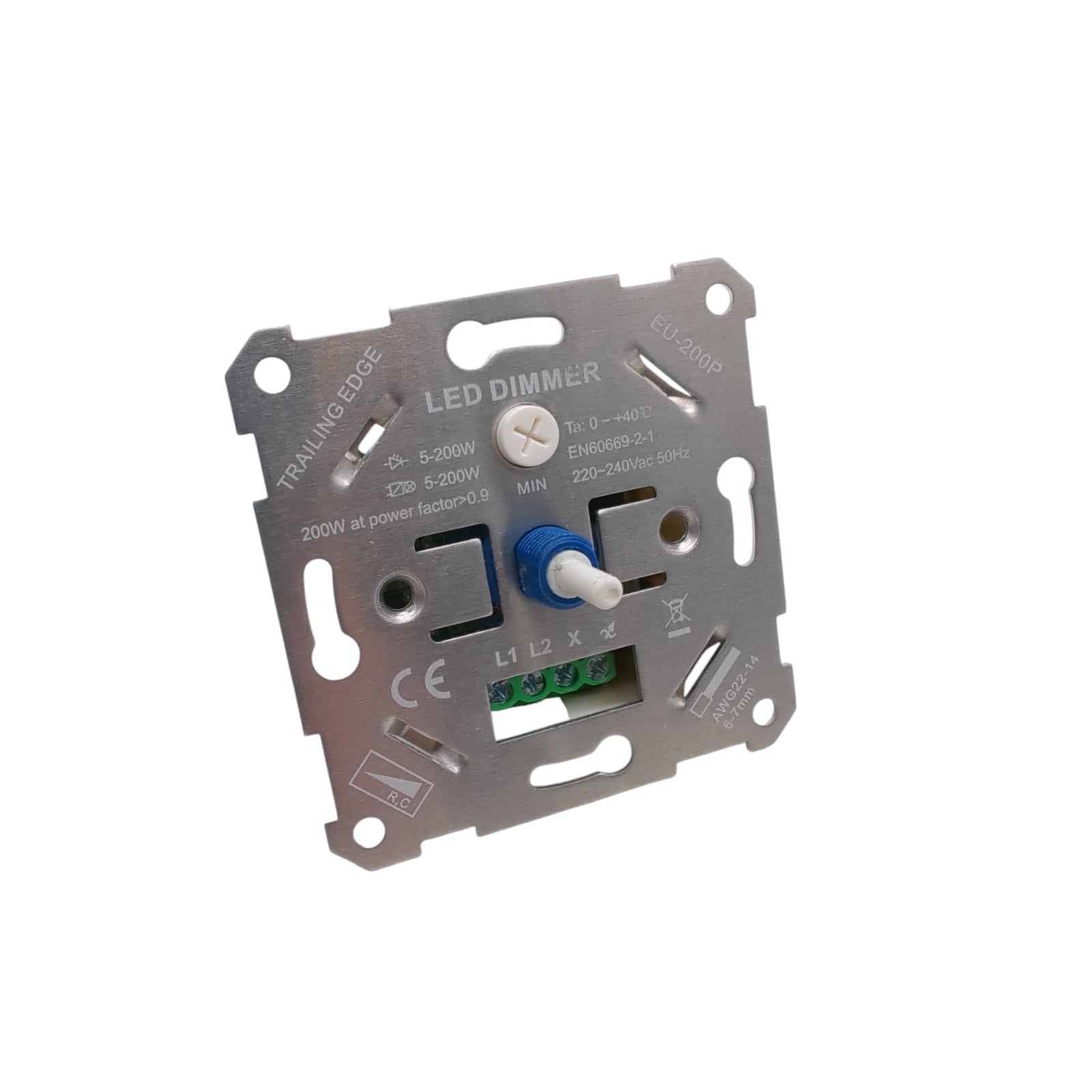 Aroidful LED Dimmer 5-200W 220-240V Wanddimmer weiß
