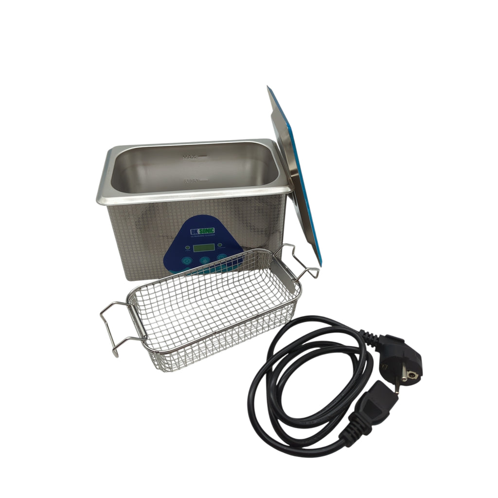 DK SONIC Ultraschallreiniger 900ml Uhren Brillen Schmuck Münzen Rasierer