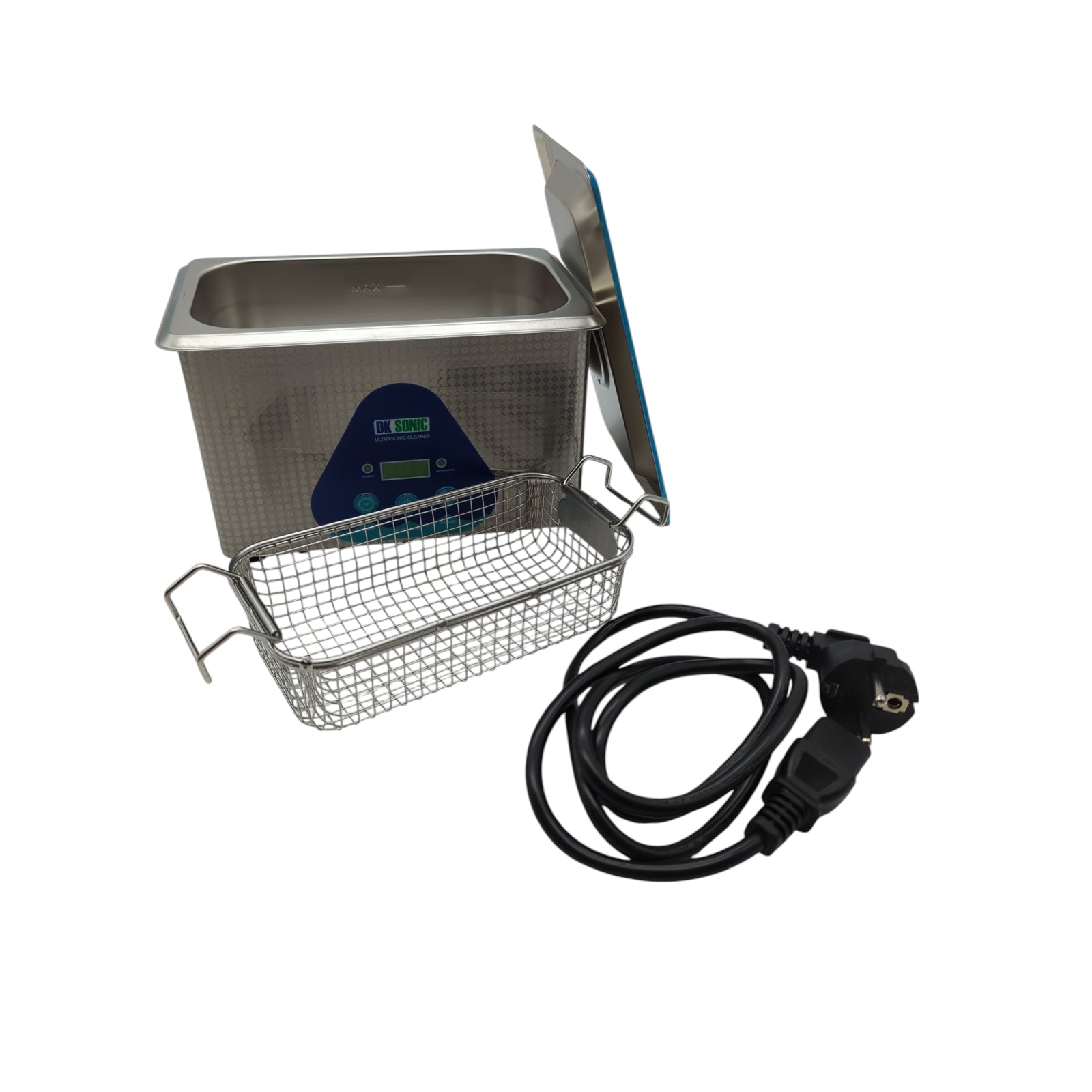 DK SONIC Ultraschallreiniger 900ml Uhren Brillen Schmuck Münzen Rasierer