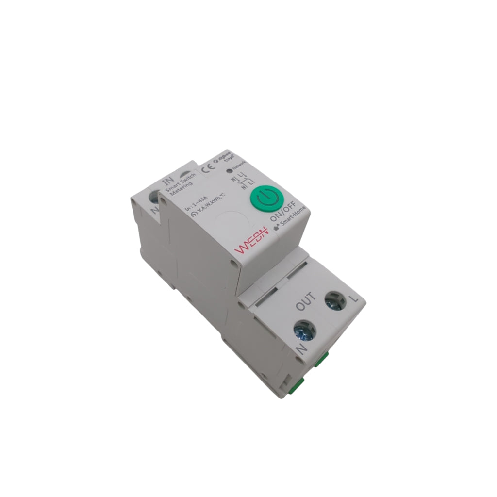 Zigbee Circuit Breaker Power Consumption Measurement Overload Protection Timer