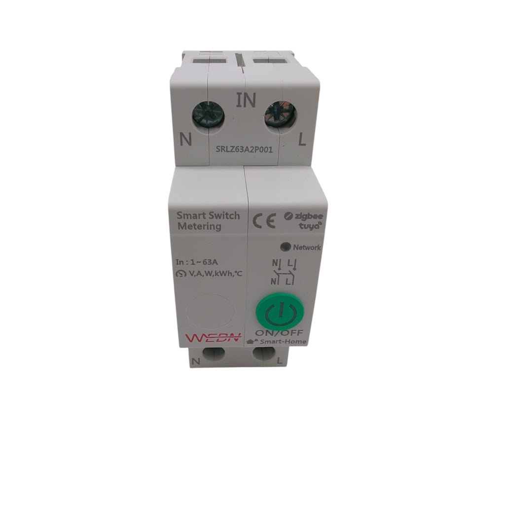 Zigbee Circuit Breaker Power Consumption Measurement Overload Protection Timer