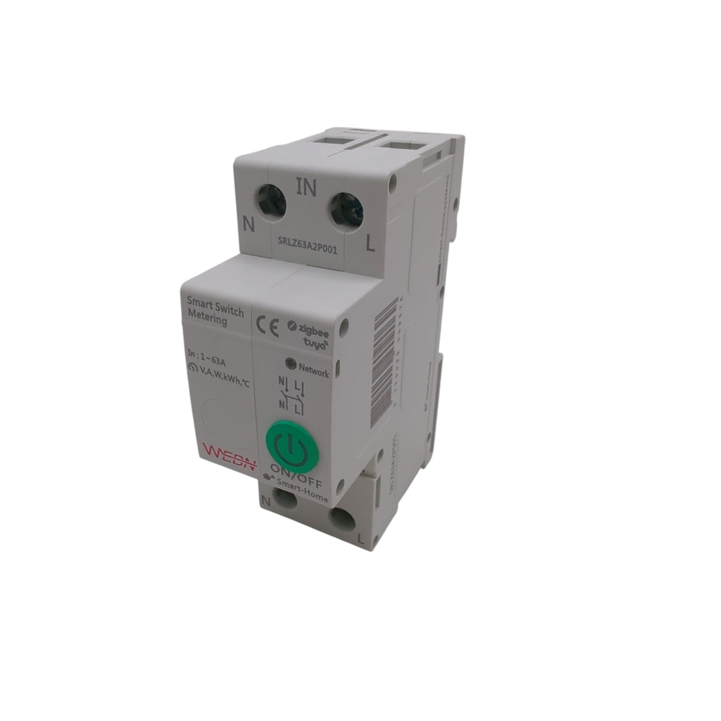 Zigbee Circuit Breaker Power Consumption Measurement Overload Protection Timer