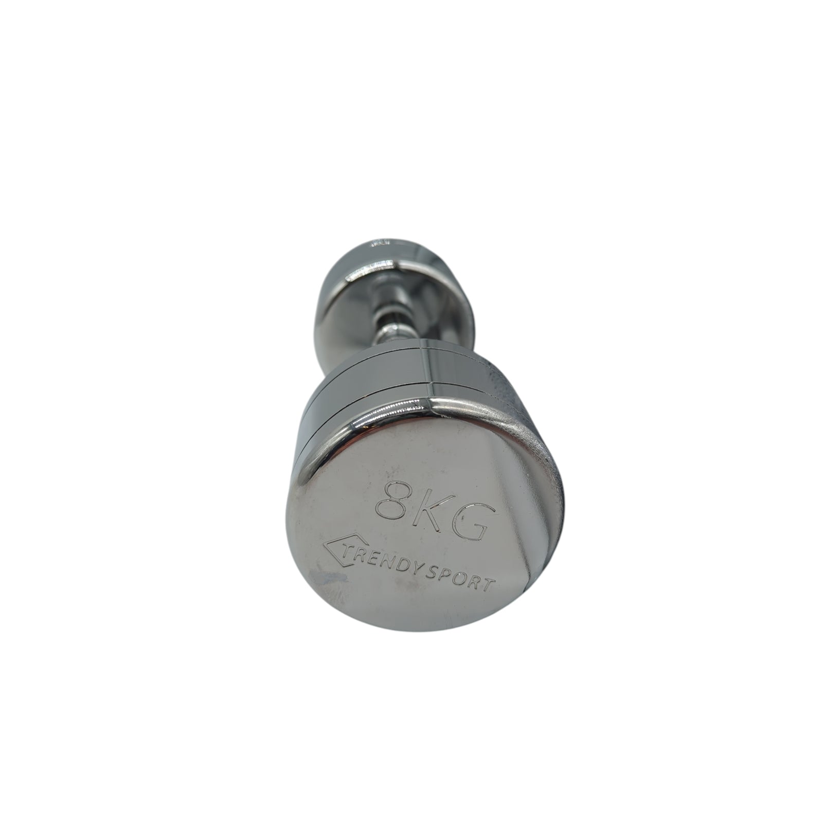Trendy Sport Chrom Kurzhantel - 1 Stück - 8,0 kg