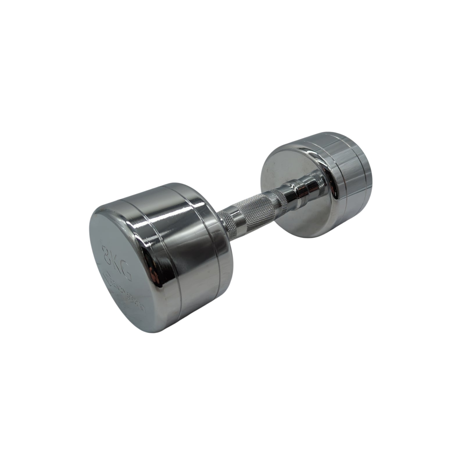 Trendy Sport Chrom Kurzhantel - 1 Stück - 8,0 kg