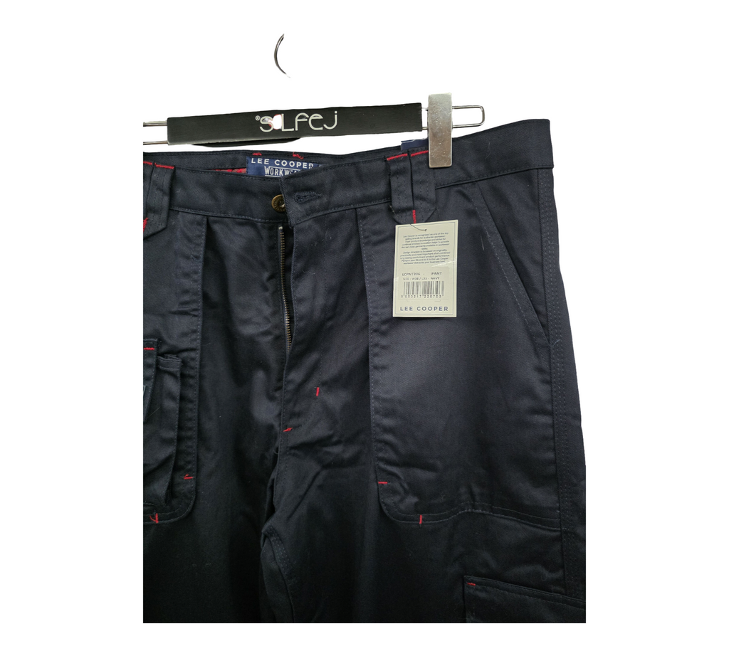 Lee Cooper LCPNT206 Arbeitshose Cargo Marine 38W 33L Mehrfachtaschen
