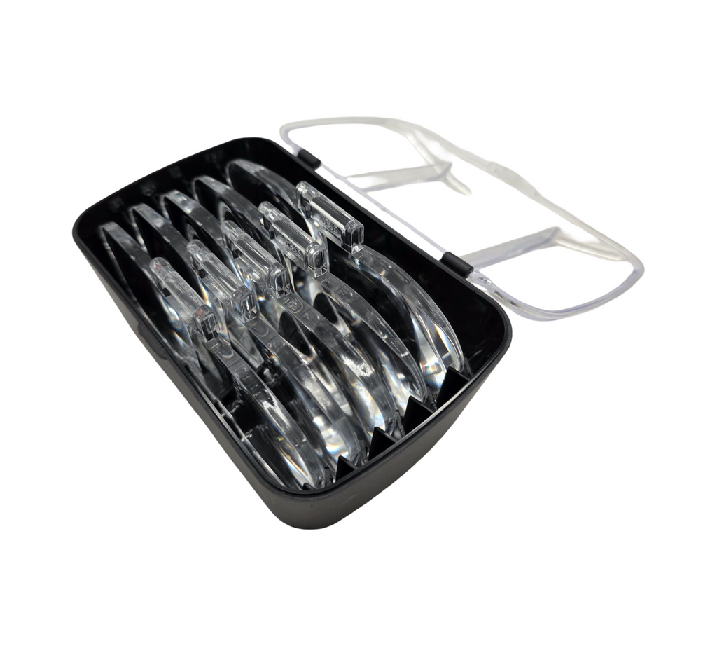 GIMA 2 LED Stirnband Lupenbrille beleuchtet mit 5 Linsen