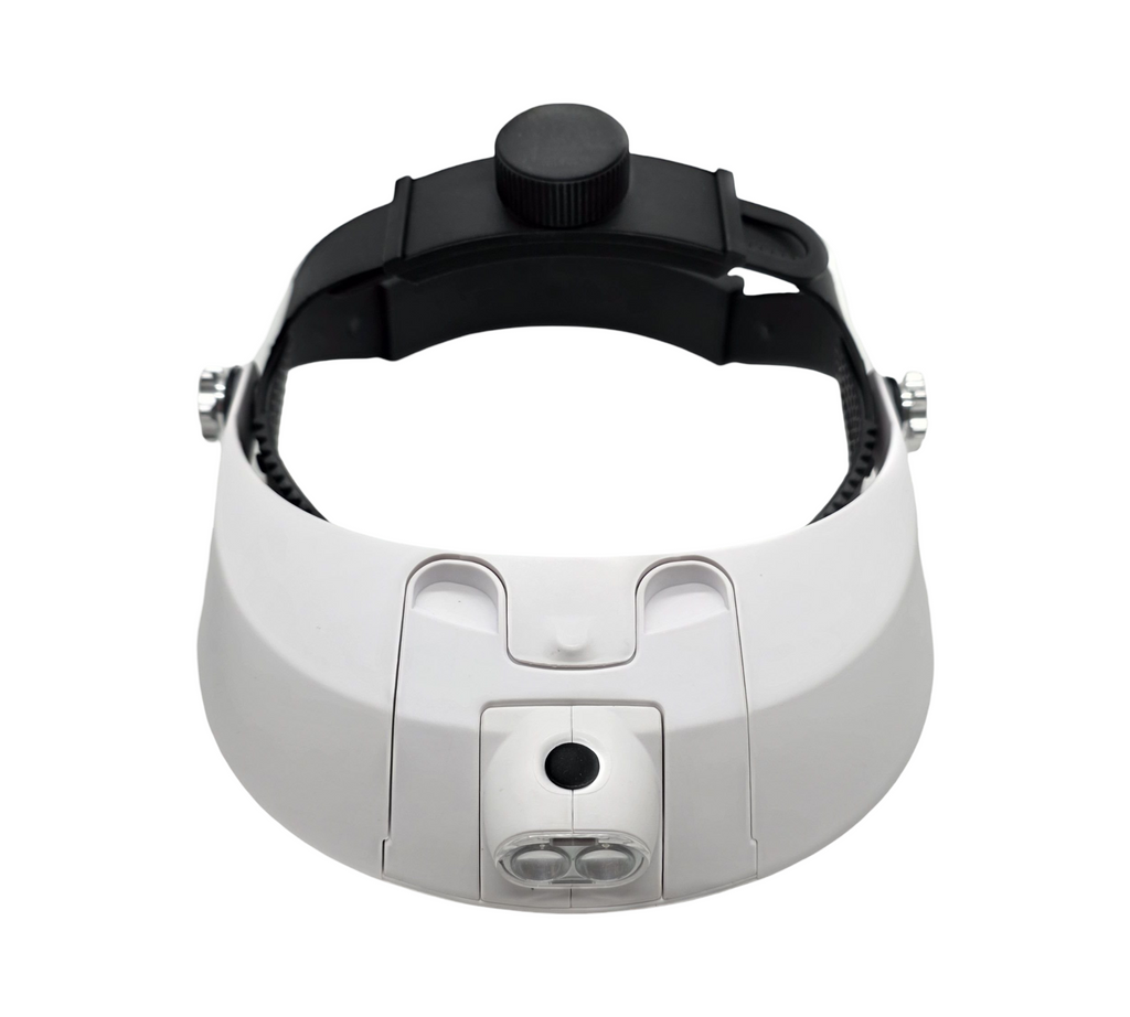 GIMA 2 LED Stirnband Lupenbrille beleuchtet mit 5 Linsen