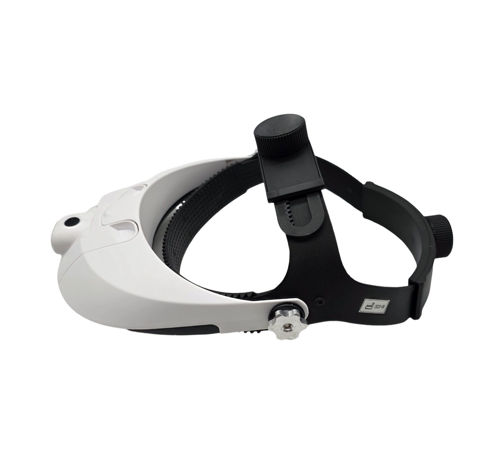 GIMA 2 LED Stirnband Lupenbrille beleuchtet mit 5 Linsen