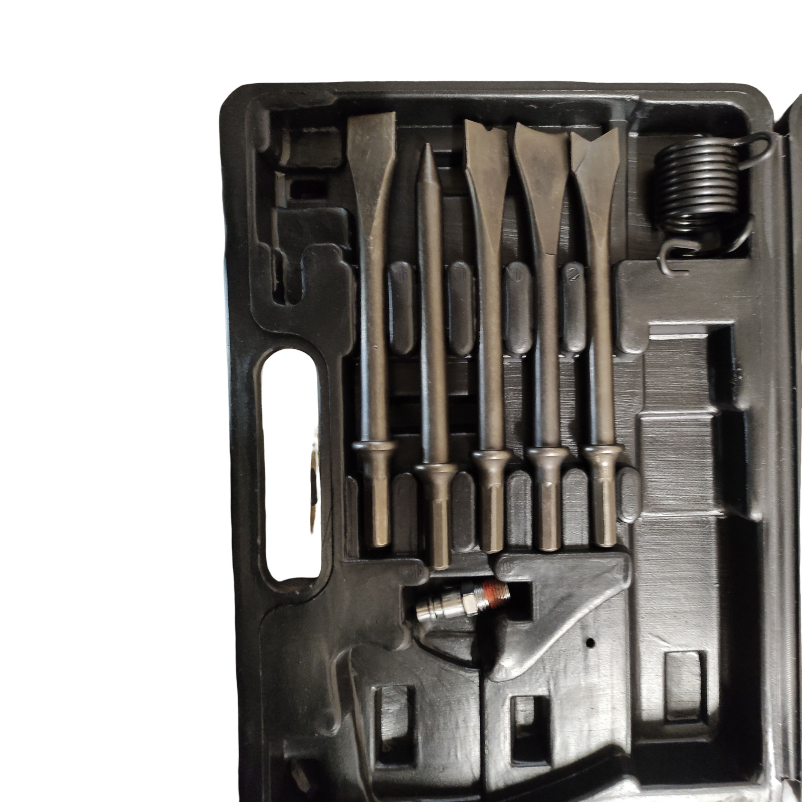 ABAC G-475 Pneumatik Abbruchhammer Meißel Set Koffer Zubehör