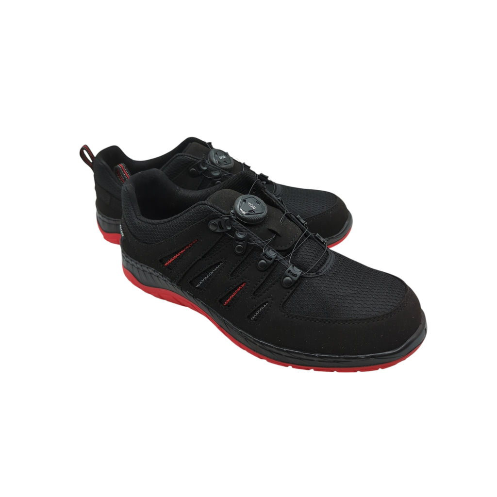 ELTEN MADDOX BOA Low Sicherheitsschuhe S3 ESD Schwarz Rot 43