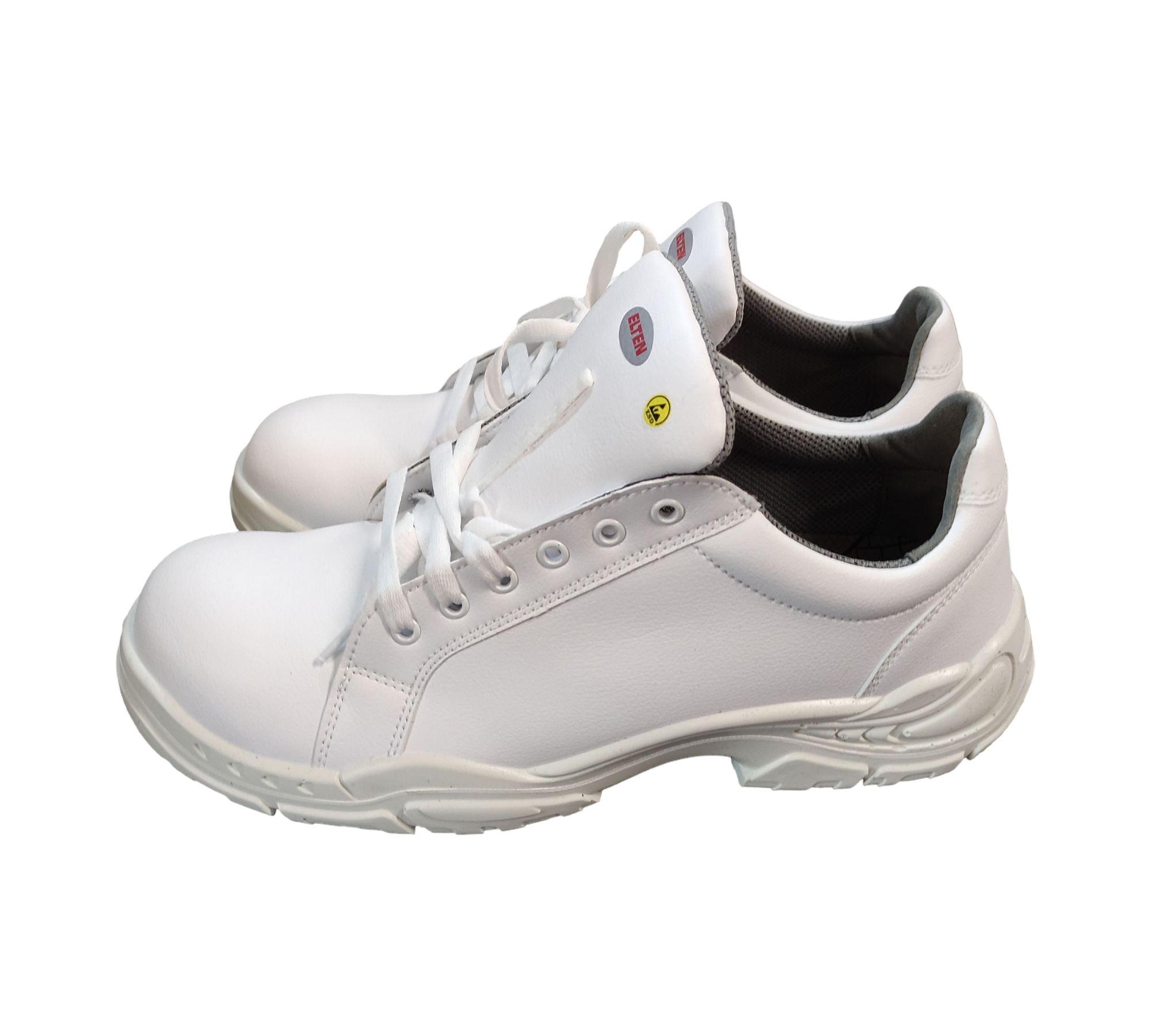 ELTEN WHITE Loop Low Sicherheitsschuhe S2 ESD Stahlkappe Weiß 47