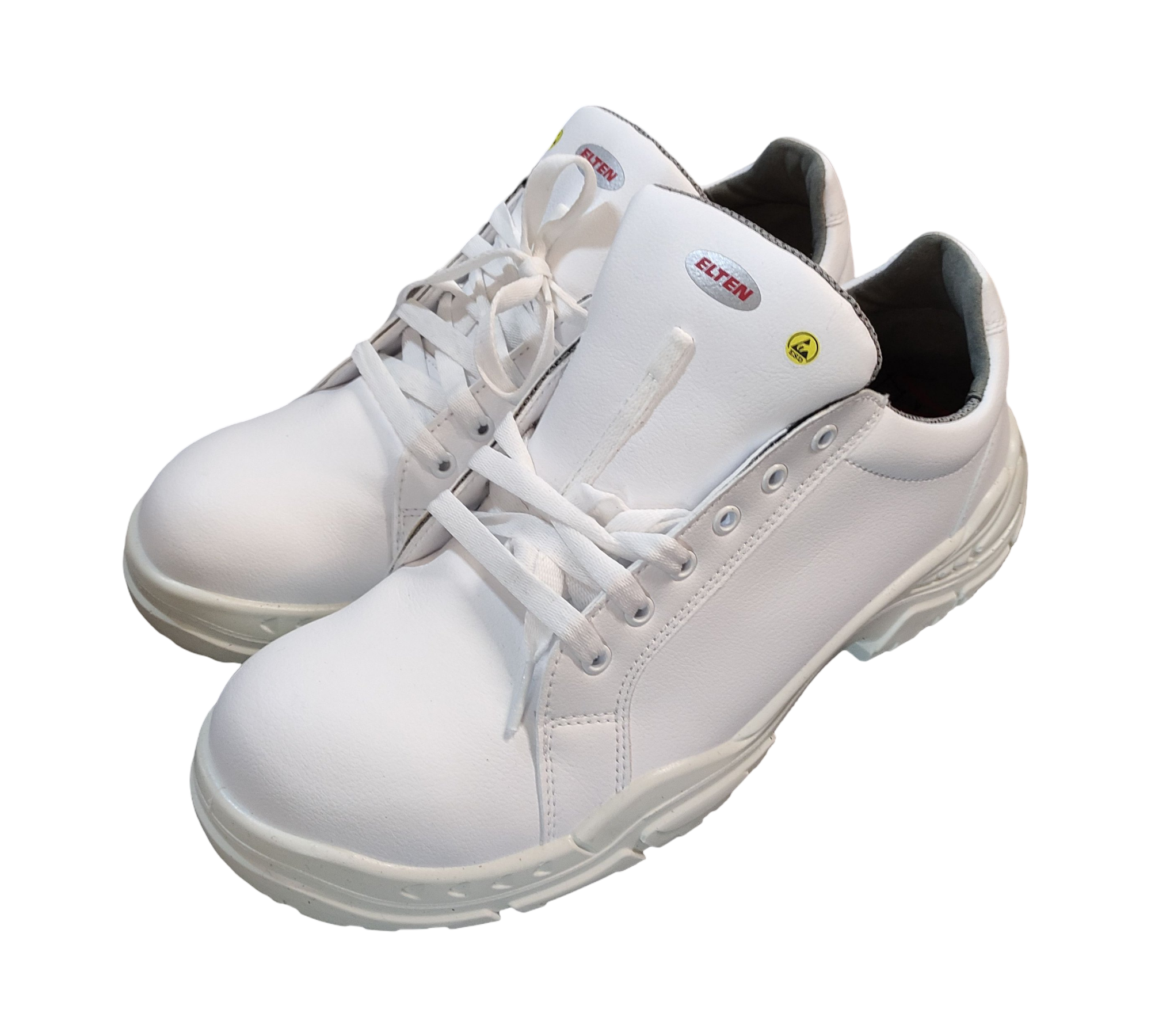 ELTEN WHITE Loop Low Sicherheitsschuhe S2 ESD Stahlkappe Weiß 47