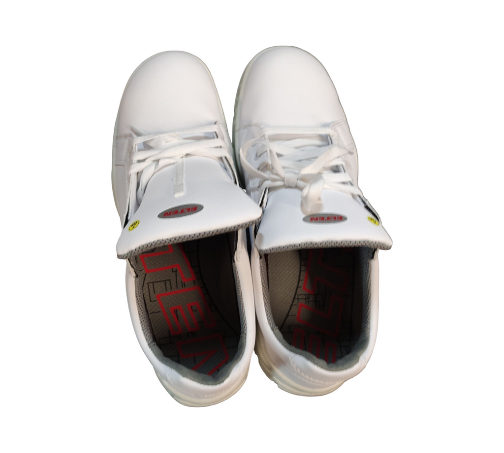 ELTEN WHITE Loop Low Sicherheitsschuhe S2 ESD Stahlkappe Weiß 47