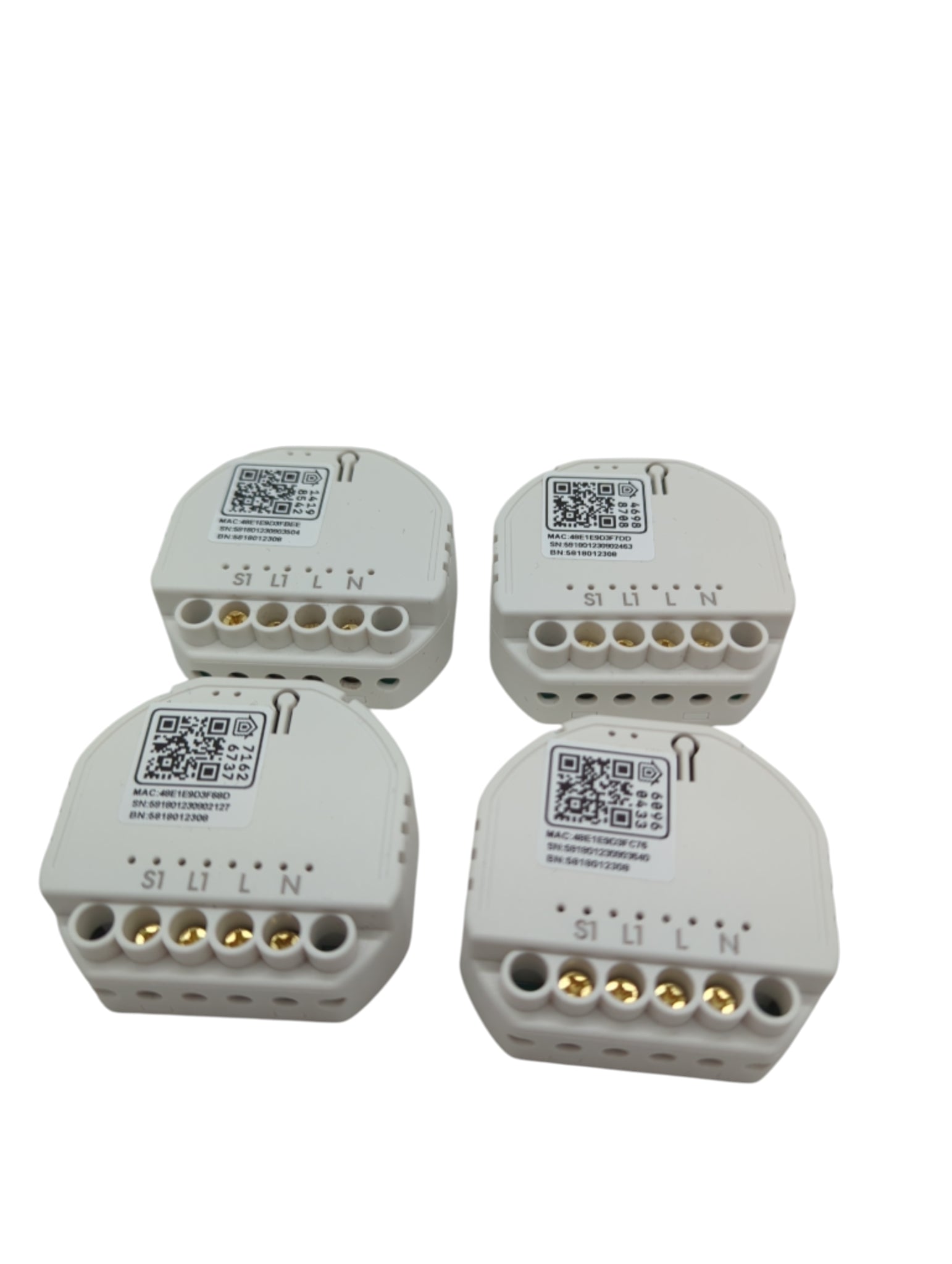 Refoss Mini WLAN Relais Schalter 1 Gang 250V 10A HomeKit Alexa 4 Stück