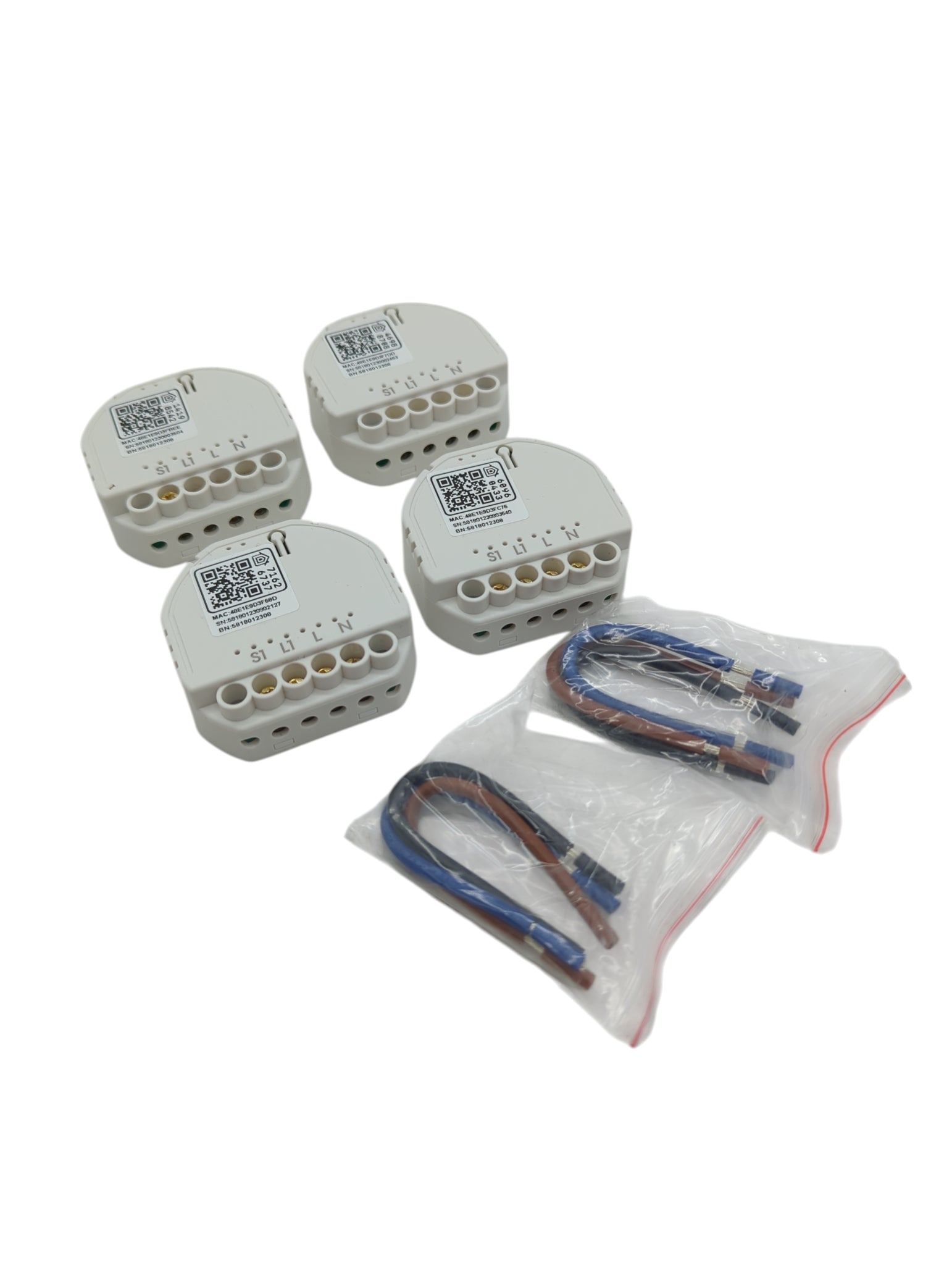 Refoss Mini WLAN Relais Schalter 1 Gang 250V 10A HomeKit Alexa 4 Stück