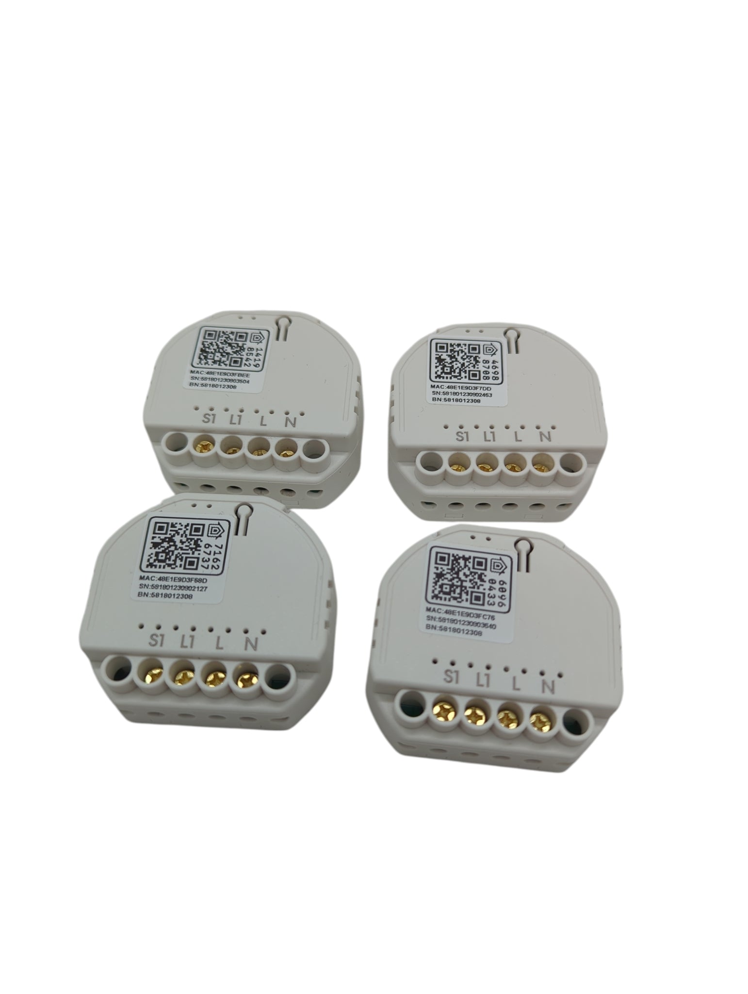 Refoss Mini WLAN Relais Schalter 1 Gang 250V 10A HomeKit Alexa 4 Stück