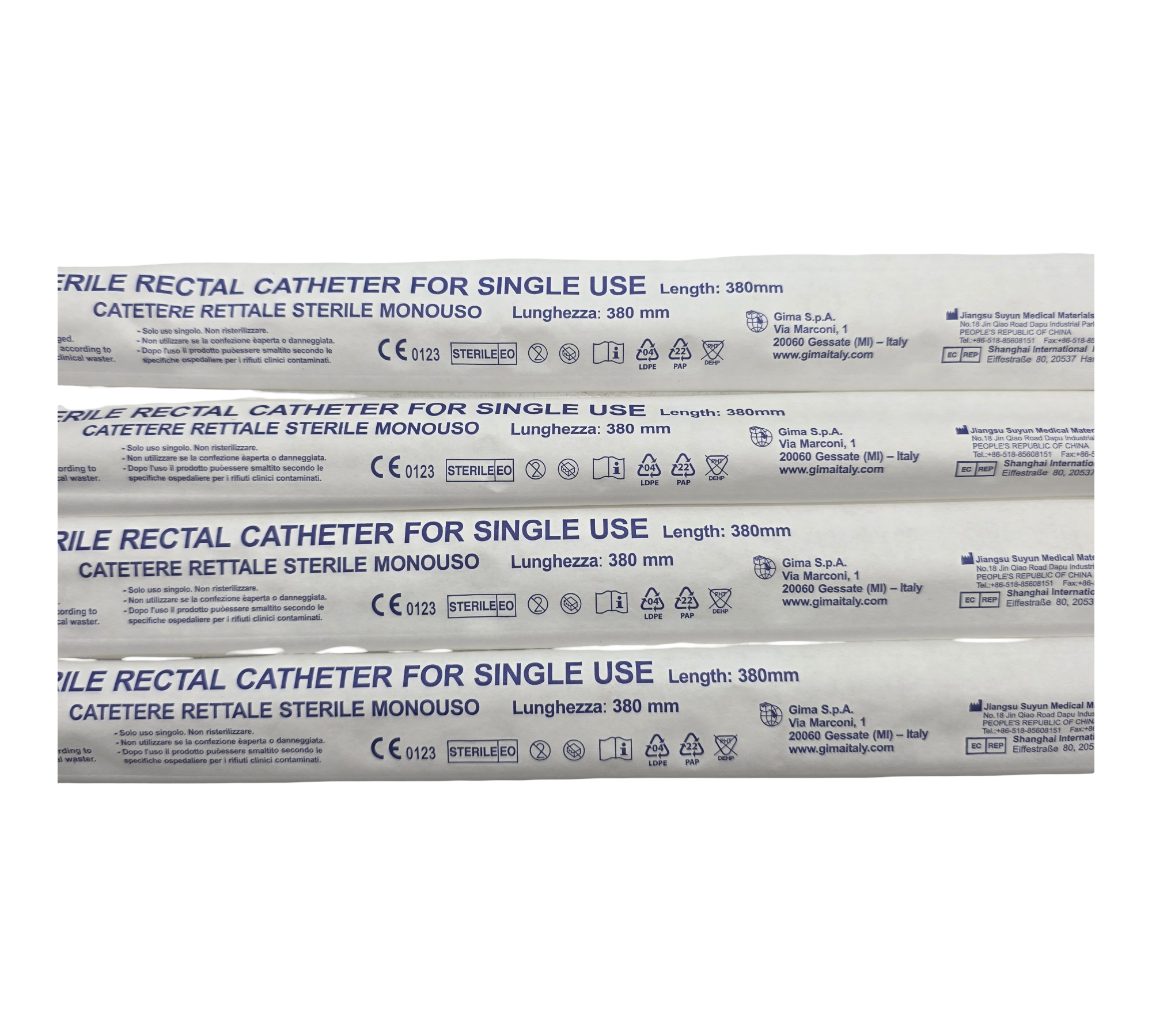 GIMA 22171 Rektalsonde CH26 38cm steril 100 Stück