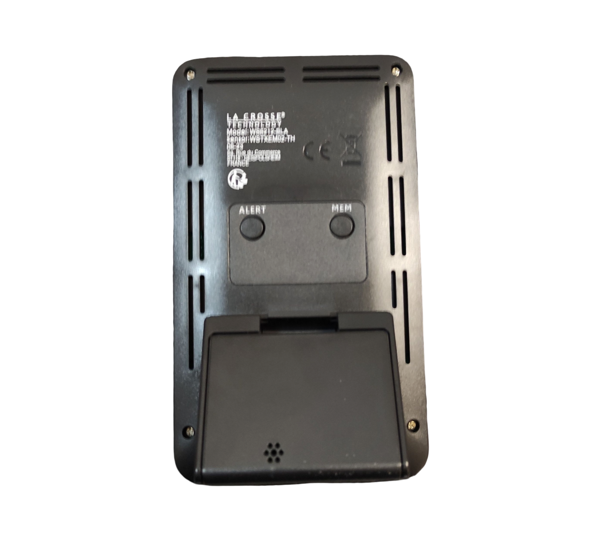La Crosse Technology WS6212 Wetterstation Schwarz Mondphasen farbig