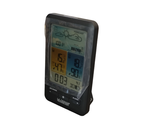 La Crosse Technology WS6212 Weather Station Black Moon Phases Color