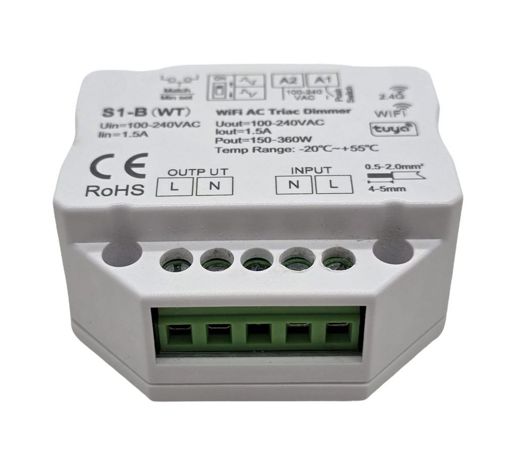 Unterputz LED Dimmer 230V AC Triac WLAN RF Smart Life Alexa Google Home