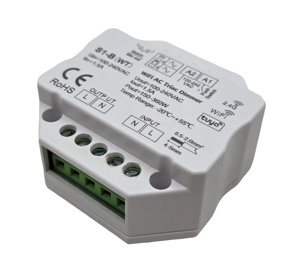 Unterputz LED Dimmer 230V AC Triac WLAN RF Smart Life Alexa Google Home